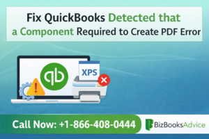 QuickBooks Detected that a Component Required to Create PDF