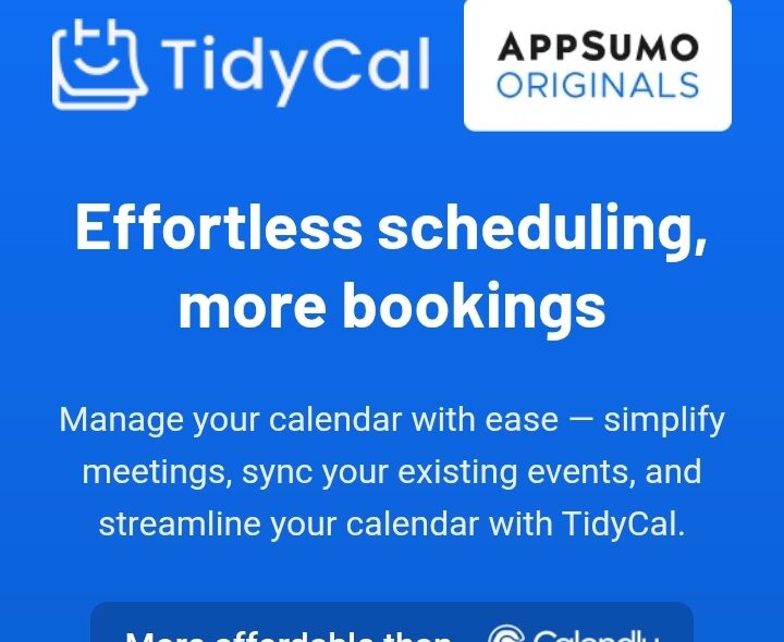 TidyCal Lifetime Deal 2025 Review – Affordable Alternative to Calendly
