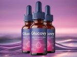 Glucovy supplement bottle for natural blood sugar support