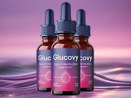 Glucovy supplement bottle for natural blood sugar support