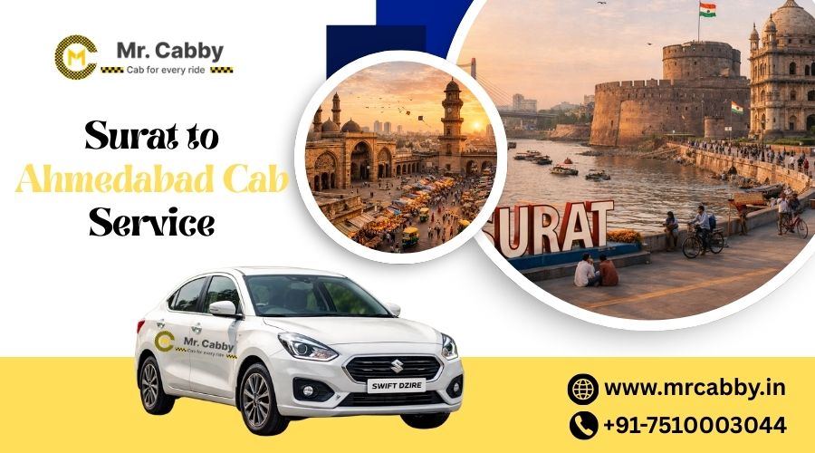 Surat to Ahmedabad Cab Service