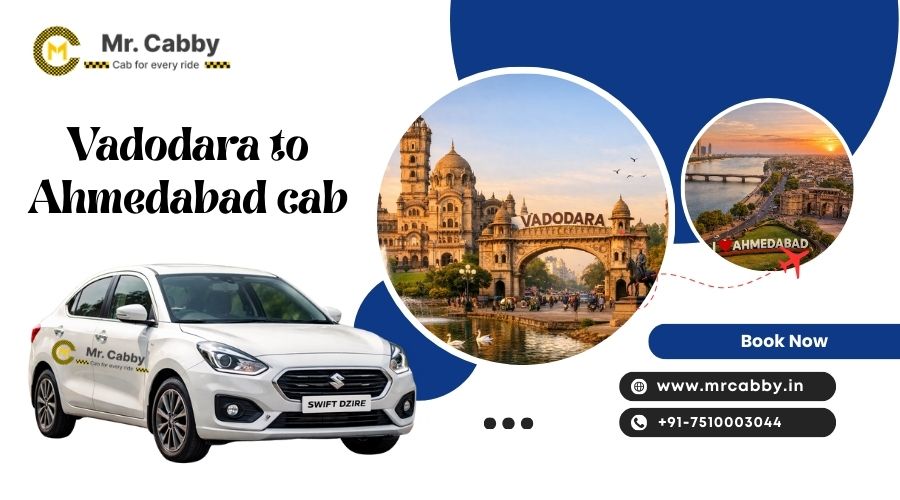 Vadodara to Ahmedabad cab