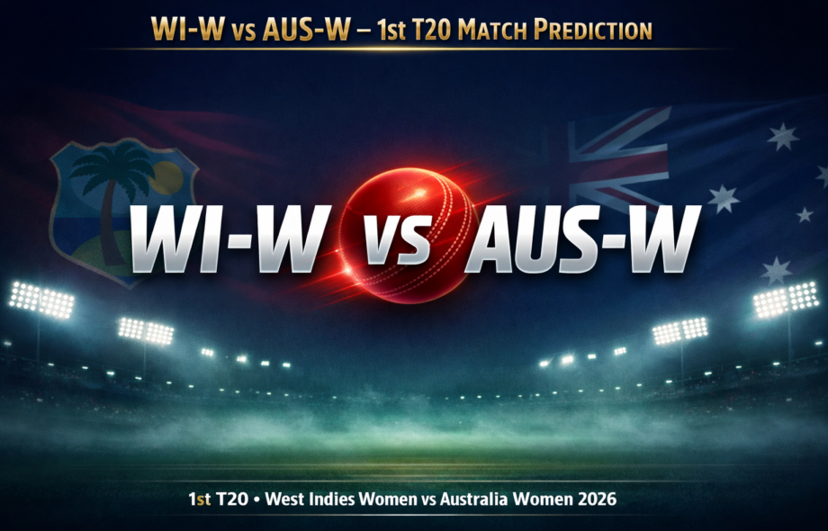 WI-W vs AUS-W 1st T20 Match Prediction