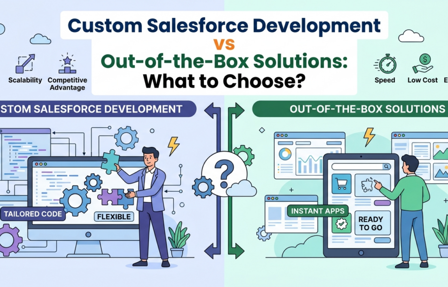 Custom Salesforce Development vs Out-of-the-Box Solutions: What to Choose