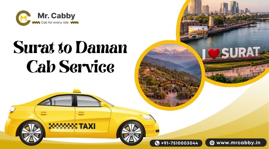 Surat to Daman Cab Service