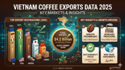 Vietnam Coffee Exports Data 2025: Key Markets & Insights