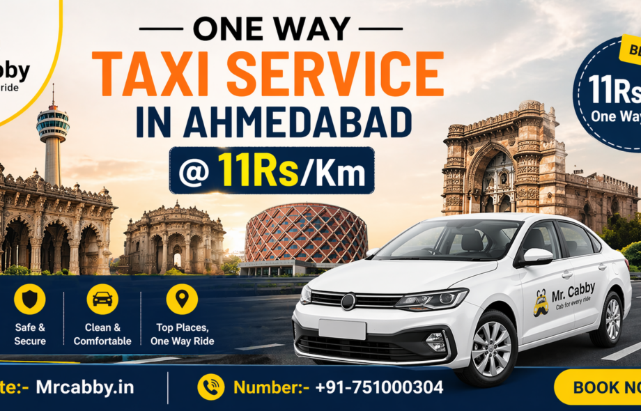 One Way Taxi Service in Ahmedabad