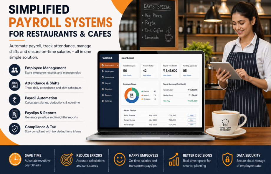 Simplified Payroll Systems for Restaurants and Cafes