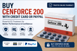 Buy Cenforce 200 with credit card or PayPal – cenforce 200 mg sildenafil tablets online in India