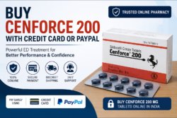 Buy Cenforce 200 with credit card or PayPal – cenforce 200 mg sildenafil tablets online in India